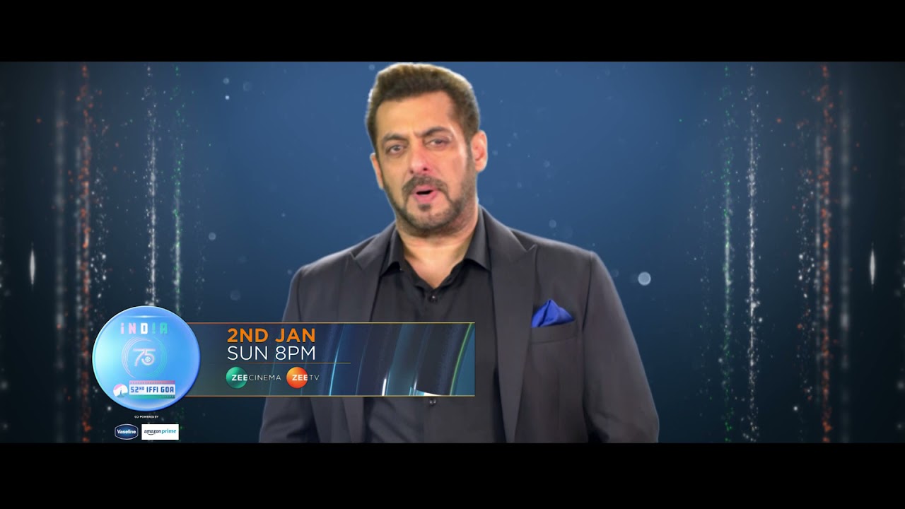 INDIA 75 | 52nd IFFI | Sun, 2nd Jan, 8pm | Zee Cinema & Zee TV | Salman Khan
