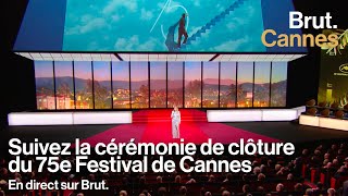 DIRECT - Vivez la Cérémonie de clôture du 75e Festival de Cannes