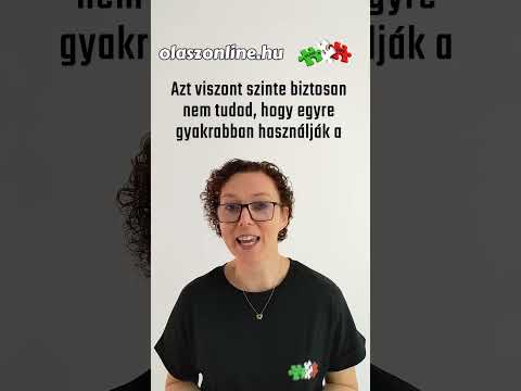 Videó: Az olasz nyelv nem?