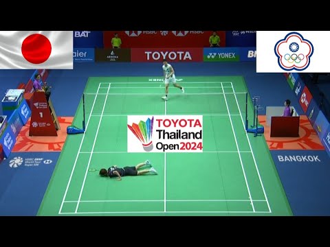 Kodai Naraoka vs Chou Tien Chen | Thailand Open 2024 | Quarter Final