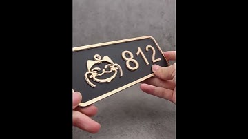 2025 Modern House Number Signs  | Custom Luxury Entryway Plaques That Impress!
