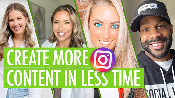 Create More Instagram Content FASTER | 5 Content Creation Hacks
