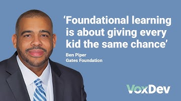 Benjamin Piper on why we need to invest in foundational learning
