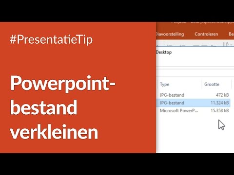 Video: Hoe De Bestandsgrootte Te Verkleinen