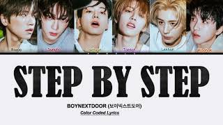 Boynextdoor  step By Step color Coded S