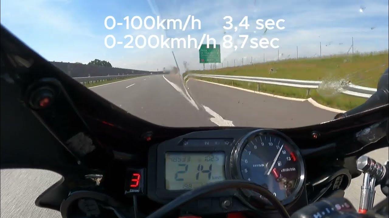 Honda CBR 954RR Fireblade, Top speed, Acceleration 0100, 0200 YouTube