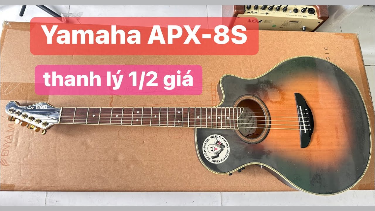 Đàn guitar Yamaha APX-8S thanh lý. Giá: 4 triệu ( test yamaha APX