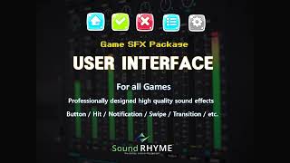 [Sound Package] User Interface Game SFX Package (Preview)