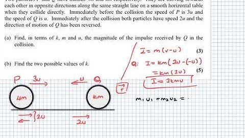 Collisions - JAN 2017 - M1- Q5