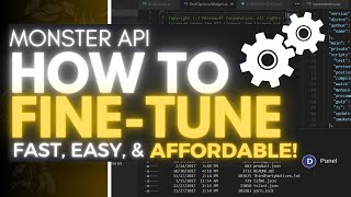 How to Fine-Tune and Train LLMs With Your Own Data EASILY and FAST! No Code! - Monster API