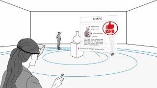 Distance-driven User Interface for Collaborative Exhibit Viewing in Augmented Reality Museum