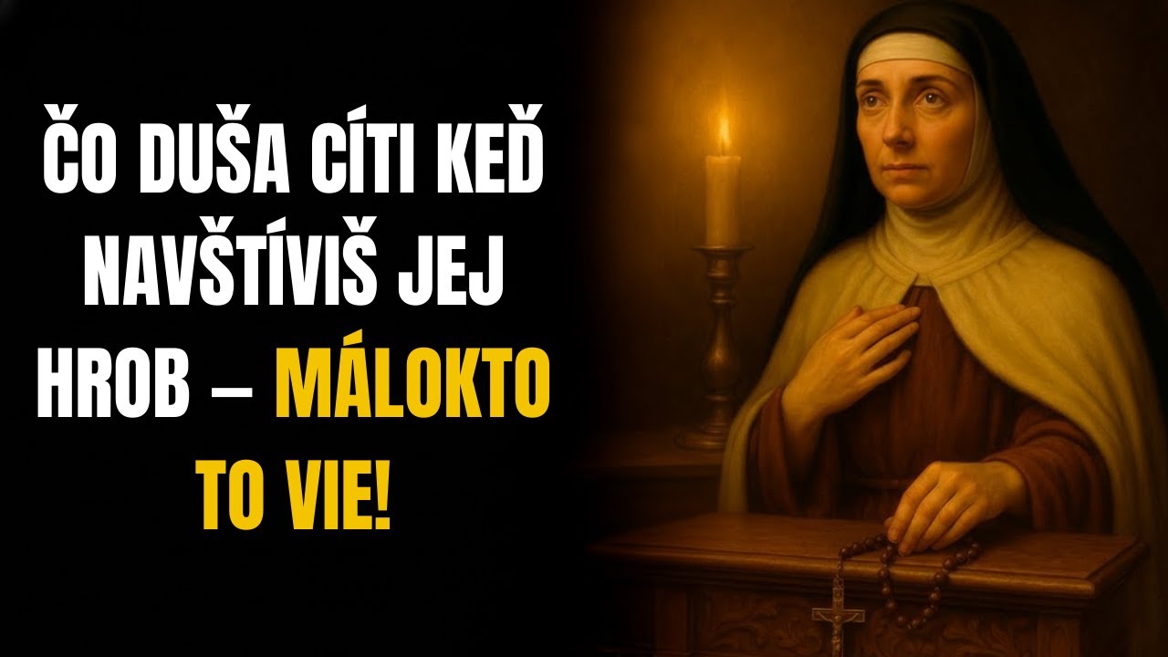 svätá terézia potvrdila: čo duša cíti keď navštíviš jej hrob — málokto to vie!