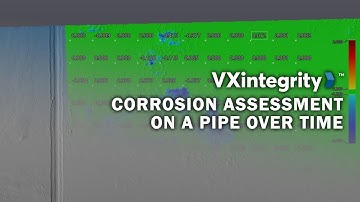 How to assess damage on a pipe over time in VXintegrity
