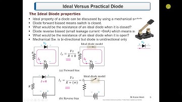 EDC Electronics Devices and Circuits Lec06 Diodes models from easy to understand series