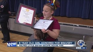 12PM: Stark County 8-year-old honored for saving 3-year-old sister from fire