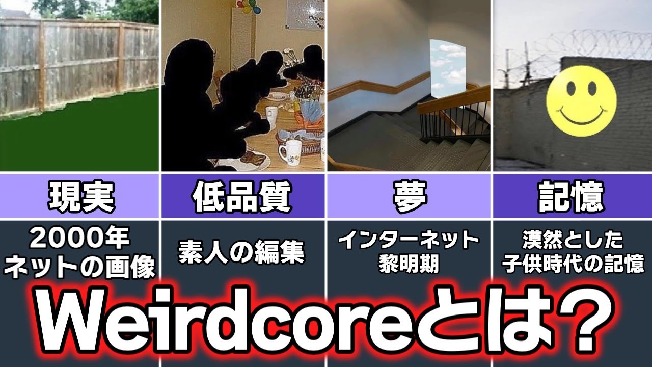 【weirdcore】インターネットカルチャーゆっくり解説