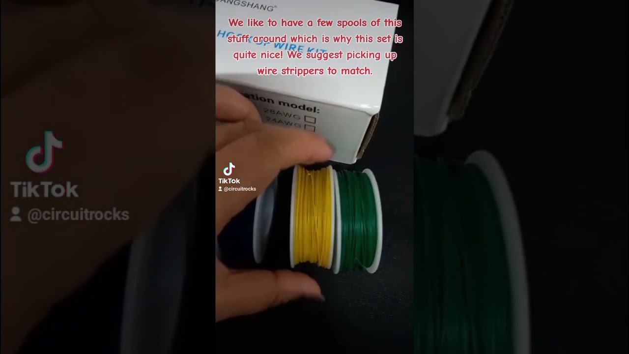 Circuitrocks "Hook-up Wire Spool Set - 30AWG Solid Core-5 x 10m"