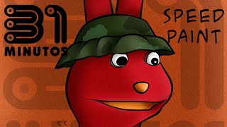 31 Minutos: Juan Carlos Bodoque  Fan Art Speed Paint Tutorial
