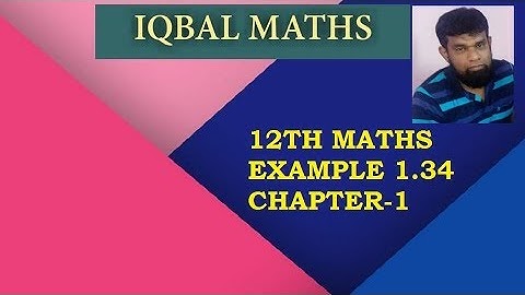 TN 12TH STD MATHS EXAMPLE 1.34 CHAPTER-1 APPLICATIONS OF MATRICES AND DETERMINANTS