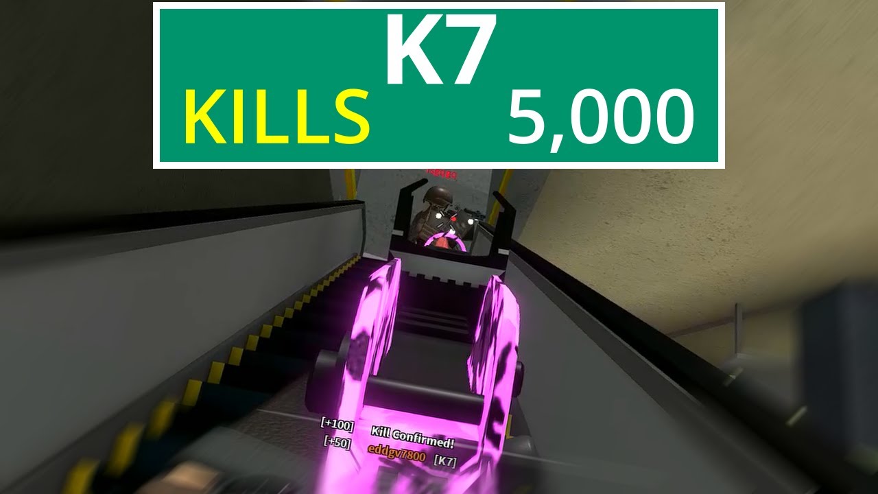 Hitting 5,000 Kills On The K7 - Phantom Forces