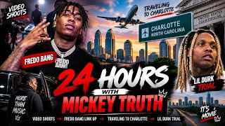 24 Hours With Mickey Truth 🔥 Fredo Bang Link Up, Video Shoots & Lil Durk Trial Trip!