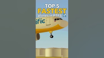 Top 5 Fastest Planes in PTFS ✈️ - #roblox #ptfs #aviation #shorts