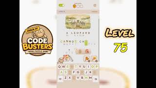 Code Busters Level 75 Walkthrough