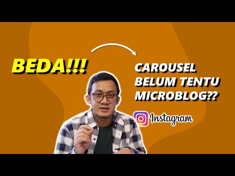 Instagram carousel atau microblog?? Ini bedanya... Part 1