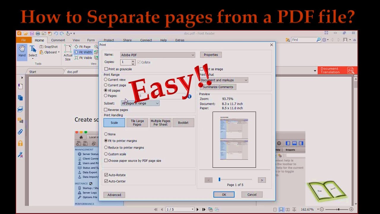 How to Split PDF with Foxit