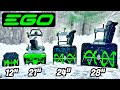 Ultimate 2024 ego snow blower showdown  complete review of every model