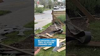 Bluetooth links teen to stolen crashed car