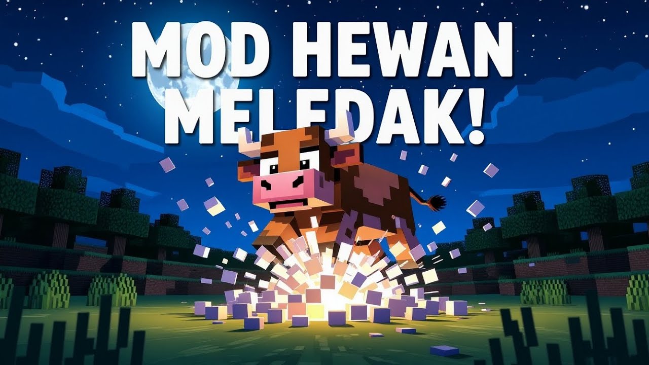 BISA BUAT NGEPRANK! Addon Hewan Meledak MCPE + Link Download!