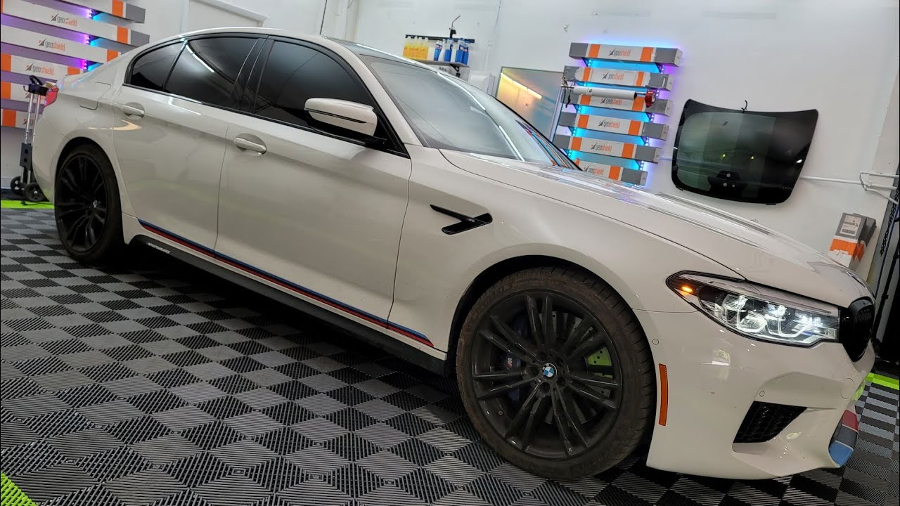 Ceramic BMW M5 Window Tint Removal and Tint