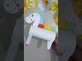 unicorn paper crafts for school/ unicorn toy craft #craft #papercraft #diy #unicorn #toys #shorts