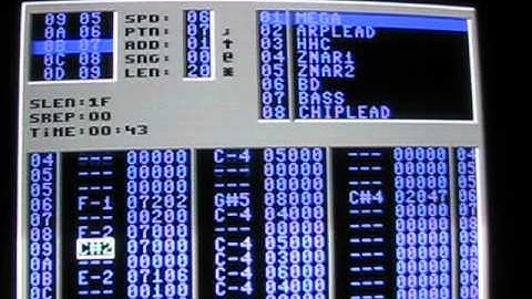 CyberTracker for C64 (Nanotekk demosong)