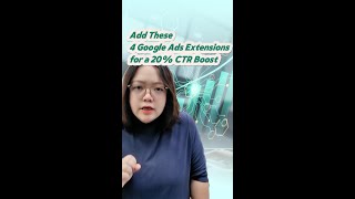 Add These 4 Google Ads Extensions for a 20% CTR Boost.