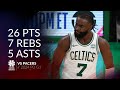 Jaylen Brown 26 pts 7 rebs 5 asts vs Pacers 2024 PO G1