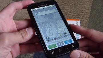 Motorola ATRIX 4G Unboxing