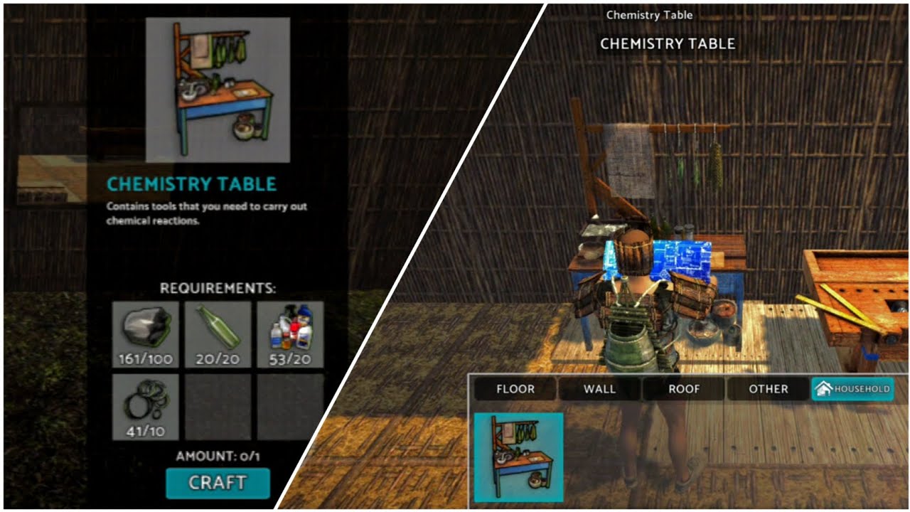 Tomorrow online survival rpg gameplay - building chemistry table 🧪