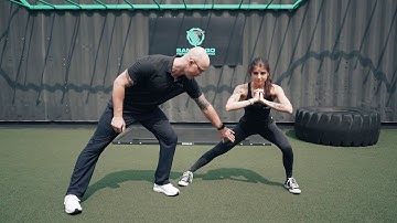 Alternating Lateral Lunge - target the lateral compartments of your legs