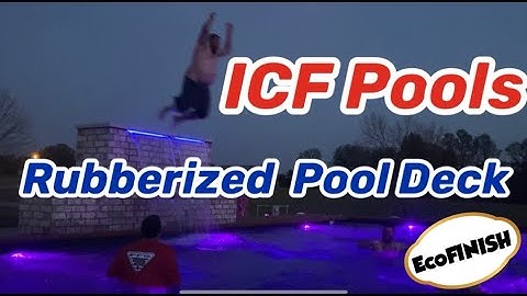 ICF Pools, Rubberized Pool Decking!!!