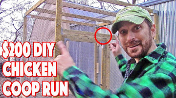 How To Build A Chicken Coop Run | Our Unique DIY Predator Proof Build