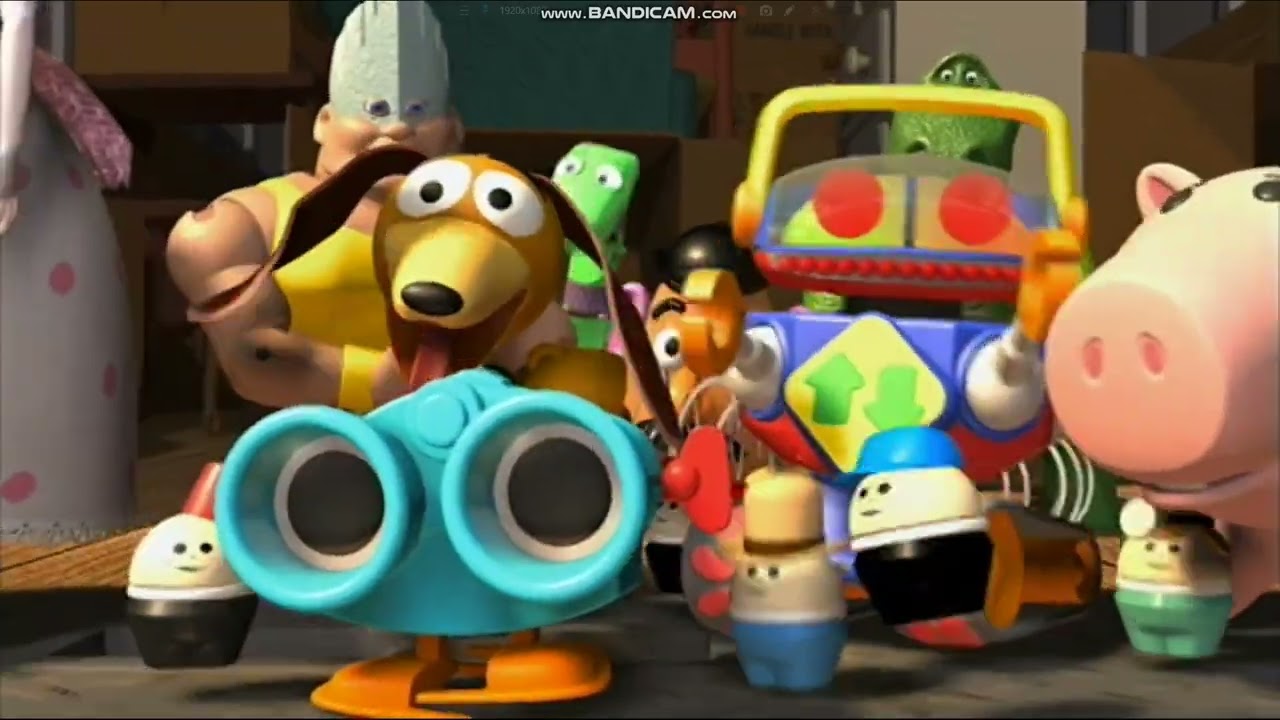 Toy Story (1995) Rocket Power Scene (Sound Effects Version)