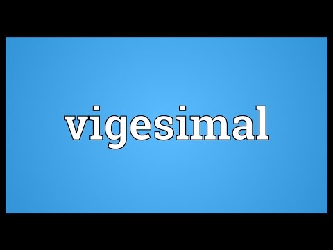 Header of vigesimal
