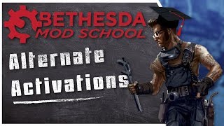 Bethesda Mod School: Scripting 105 - Alternate Activation Perk (Deployable Turrets Mods)