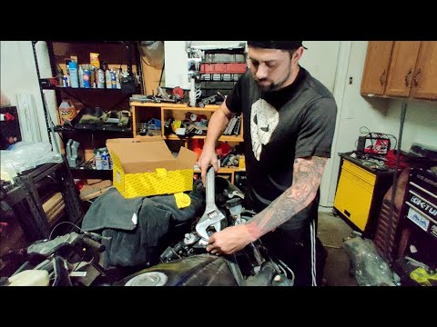 Wrecked R6 Stolen and Wrecked R6 Rebuild Part 2 - Fixing Hole in the Block - YouTube