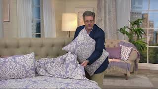 Chateau Damask Woven 100% Cotton Jacquard Bedspread on QVC