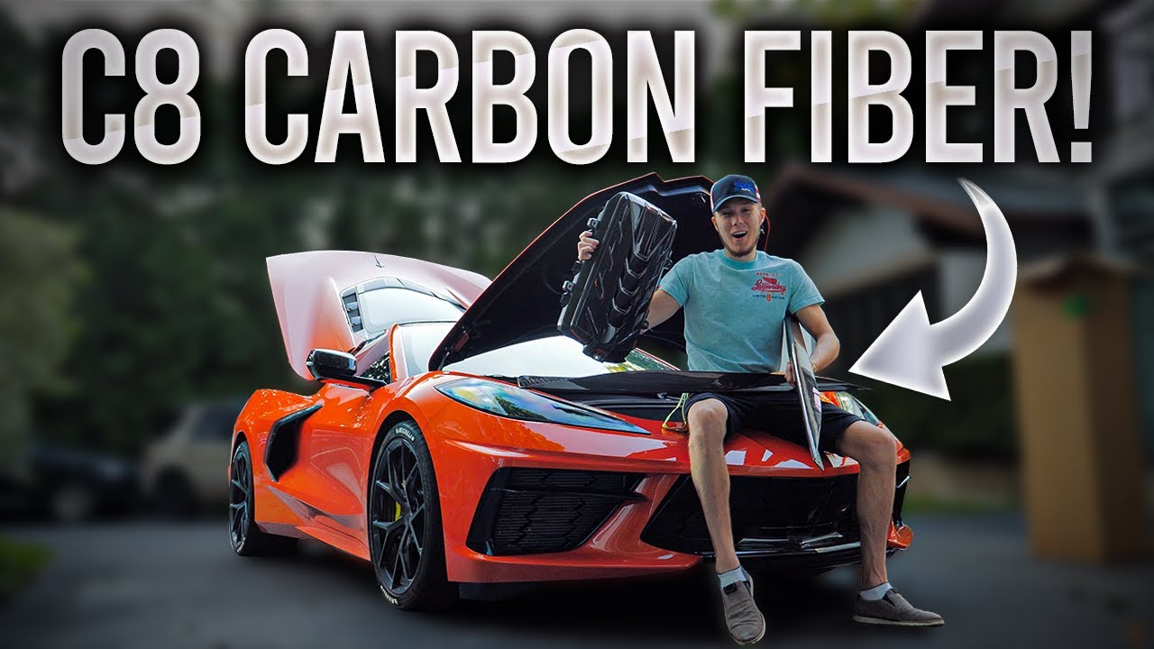 CUSTOM Corvette C8 Carbon Fiber!! Unboxing & Review!
