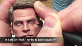 Painting a 1/6 Captain Kirk - Entire process - Part 8 - YouTube