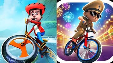 Golmaal Jr VS Little Singham Cycle Race 2024 Gameplay Android, ios